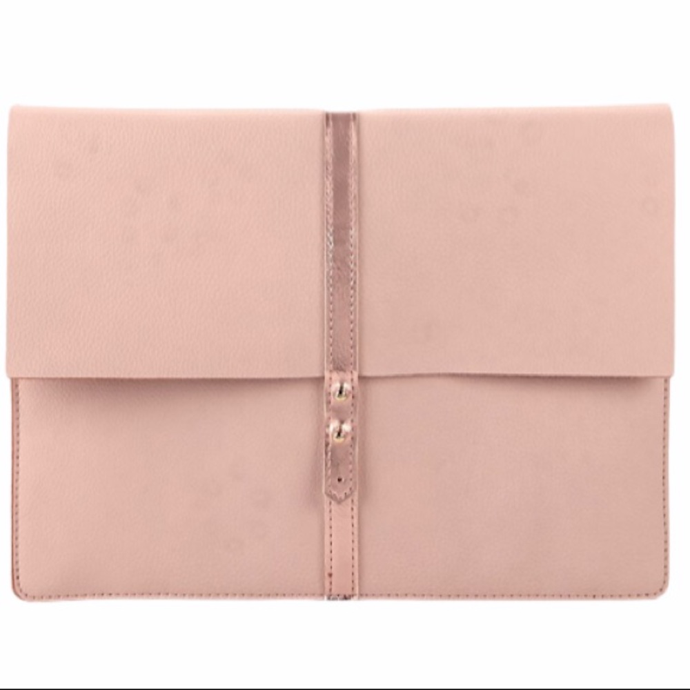 NWT Fifth City Pink Carry-All Portfolio Pouch